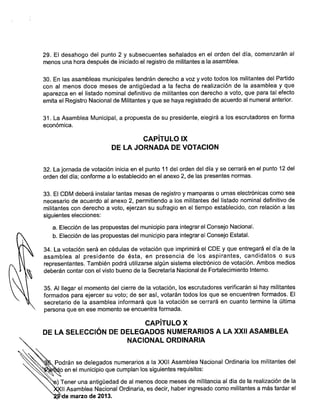 Convocatoria Asamblea Municipal de Merida