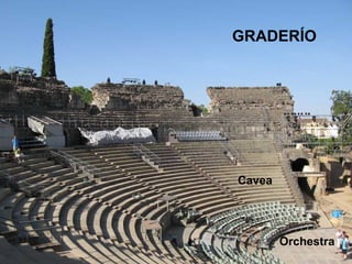 GRADERÍO

Cavea

Orchestra

 