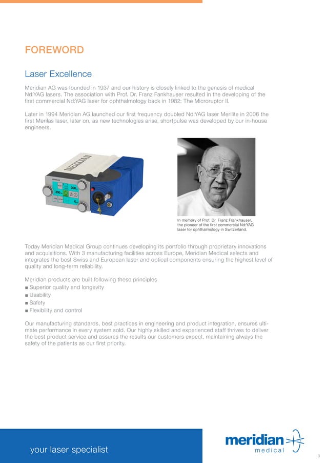 Meridian product catalogue PDF