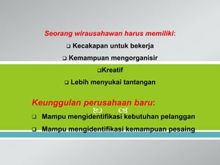 Merintis usaha baru dan model pengembangan | PPT