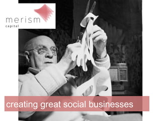 creating great social businesses 