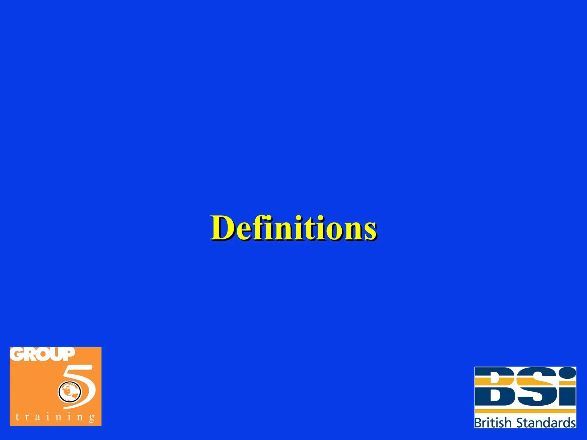 Definitions 