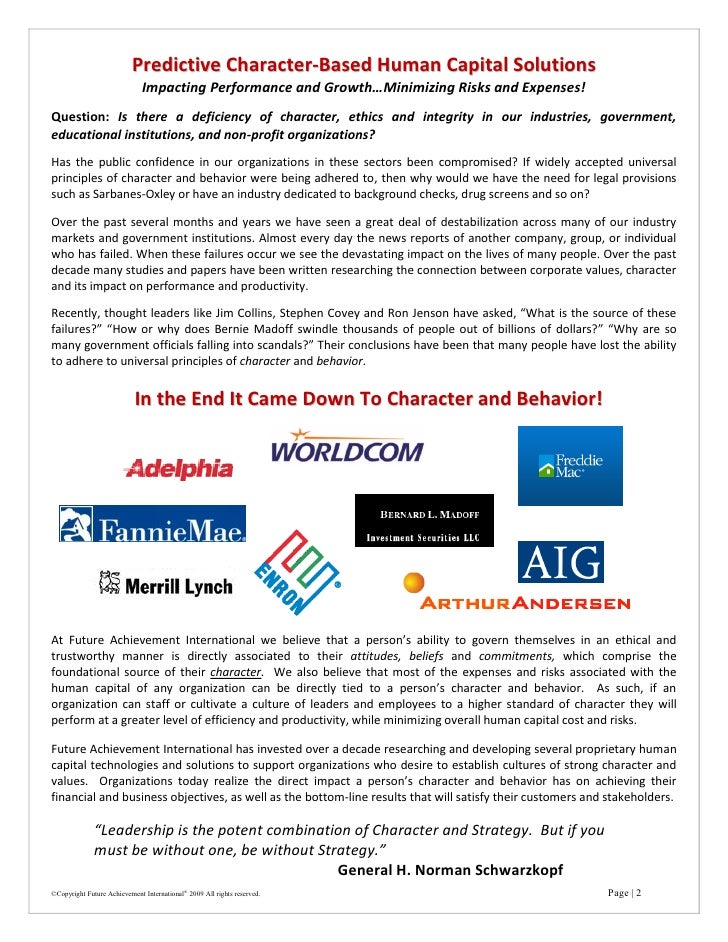 merit profile executive brief executive brief