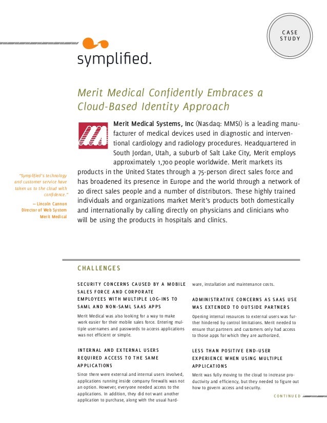 Merit Medical case study