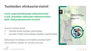 Merja Saarinen: Ruoka- ja elintarviketuotanto kestävän kehityksen näkökulmasta