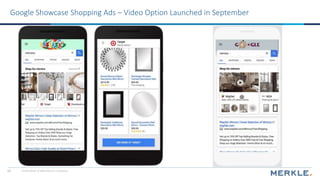 © 2019 Merkle. All Rights Reserved. Confidential13
Google Showcase Shopping Ads – Video Option Launched in September
 