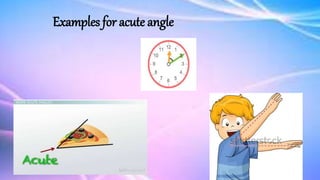 Examples for acute angleExamples for acute angle
 