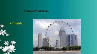 Complete rotation
Example :
 