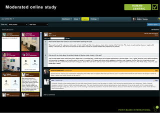 POINT-BLANK INTERNATIONAL Moderated online study HUMAN-CENTRIC  
