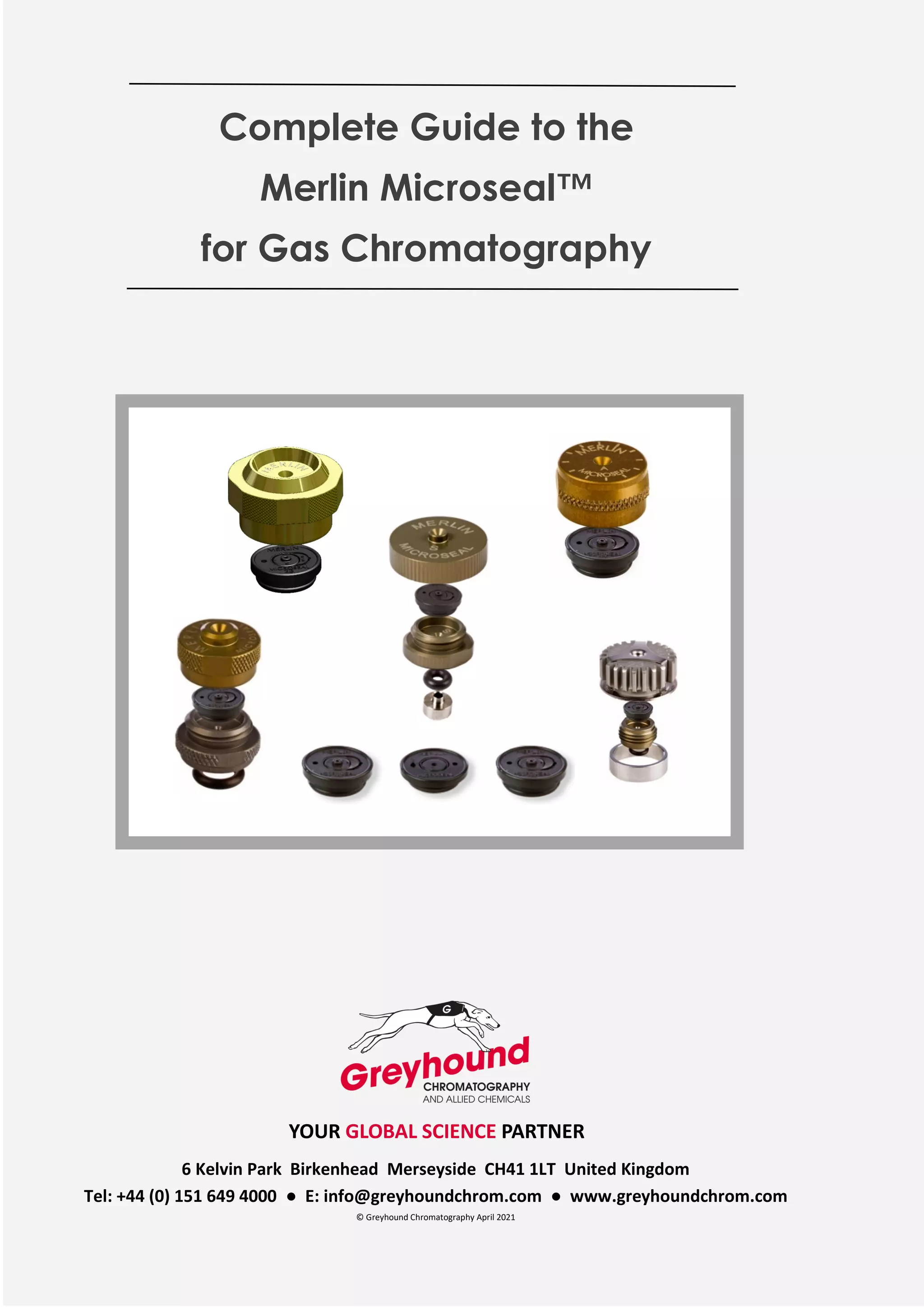 Merlin Microseal For Gas Chromatography, A complete Guide | PDF