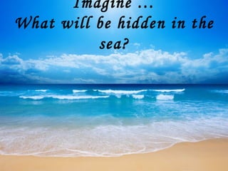 Imagine …
What will be hidden in the
          sea?
 
