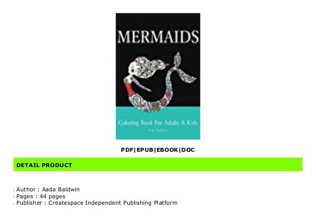 Download Kindle Exclusives Mermaids Coloring Book For Adults Kids Volume 1