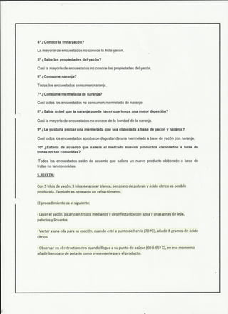 Mermelada de yacon