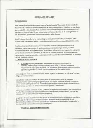 Mermelada de yacon