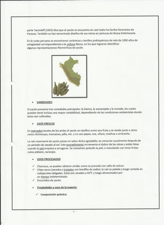 Mermelada de yacon
