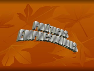 POLÌTICAS  EMPRESARIALES 