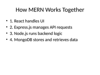 MERN_Intro_Presentation_FULL_STACK_WEBpptx | PPTX