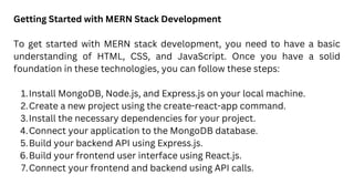 Mern Stack Development- Comprehensive Guide | PDF