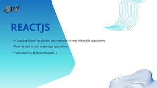 MERN STACK SUMMER TRAINING ( FULL STACK ROADMAP) | PPTX