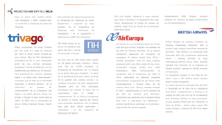 PROJECTES AMB ÈXIT DE L´HÈLIX 
Aquíunresumdelsnostresclientsmésdestacats.L´Hèlixcomptaambunportafolid´empresesdetoteslesmesures. 
Majorcomparadordepreusd’hotelsdelmónamb217websdereservesperoferirelmajorventalld’hotelsalsseusclients.Mesde500treballadorsprocedentsdetotelmondistribuïdesentrelesdosoficinesprincipals, DusseldorfiPalmadeMallorca,iles45plataformesqueatenenen25idiomes. 
Unacompanyiaencontinuaexpansiódegutaunequipjove,internacionaliinnovadorqueesbasaenlatecnologiaavançada,eldissenyatractiuienlainformaciódequalitatElscomençamentsdelacompanyiavanlligatsalanostraagencia,doncsvanfundar.yllançarlasevaversióbetael2005ial2007neixelcomparadordepreusaItàlia,Espanya,FrançaiRegneUnit. 
Sompartícipsdeldesenvolupamentdelacompanyiaenl’oberturadenovesplataformesiexpansióennousmercats,enelcreixementdel’empresaambl’incrementdetreballadorsienlapopularitataadquiridapelpúblicfinsl’actualitat. 
NHHotelGroupésundeles25hoteleresmésgransdelmóniunadelesprincipalsaEuropa. 
Aixícomtambé,l'oberturaanousmercatscomItàliaoRomaniaielllançamentdelsFastGood,establimentsalhotelsdemenjardequalitatràpid,fruitdel'acorddecol·laboracióambFerràAdrià. 
Elsseusmésde400hotelsestansituatsen28païsosd'Europa,AmèricaiÀfricaambmésde14.000empleats.Lacompanyiaescaracteritzaperlavocacióenelserveidelsseusempleatsilacercadelasatisfacciódelsseusclientsatravésdelaqualitatdelsnostresserveisilaconstantinnovació.Elsseusestablimentscomptenamblesmésavançadestecnologiesperfacilitaralclienttanlacomunicaciócomeltreballil'entreteniment.Enel2004lacompanyiavaescollirlanostraagènciaperllançarnousproducteselectrònicscomlapàginawebpelsseusclientsparticularsicorporatiusielseuprogramadefidelitzacióNHWorld. 
AirEuropaésunacompanyiaaèriaqueformapartdelgrupturísticGlobaliaiésmembredepledretdel'aliançaSkyTeam.Éslasegonacompanyiaespanyolaentransportdepassatgers(9milionsdurantl'any2013)icompteactualmentamb42nausd'últimageneracióambunamitjad'edatdetresanys. Actualmentcompta,també,amb2.883treballadors.HèlixComunicacionsvacol·laboraramblacompanyiadel2007al2010,participantendiferentsprojectescomunicatius:inauguraciódelesnovesrutestransoceàniques(Buenosaires,RiodeJaneiro,NovaYorkiMiami),membreassociatel2007iposteriormental2010membredepledretdel'aliançaambSkyTeam, introducciónouproductecomlatargetaFlyingBluecomainstrumentdefidelitzacióiprimeraaerolíniaenparticiparenlaprimeraisegonafasedelpladerespecte 
BritishAirwaysésmembrefundadordel'aliançad'aerolíniesOneworld,sentlaterceramajoraliançad'aerolíniesdesprésdeSkyTeamiStarAlliance.LacompanyiaestàfusionadaamblescompanyiesespanyolesIberiaiVuelingformantelgrupInternationalAirlinesGroup(IAG).Aquestasocietats'haconvertitenlacinquenaenl'àmbitmundialiterceraenl'àmbiteuropeuenfacturació. 
Lacompanyiaanglesateunaflotade241nausivolaa169destinssensecomptarfilialsnicodiscompartits. 
Lanostraagenciahaparticipatdesdel2010al'actualitatenlafusiódelacompanyiaambIberiaiposteriormentaVuelingenlacreaciódeIAG,aixícomenlacol·laboracióambAmericanAirlinesenvolsconnectats, jaqueaquestaformapartdeOneworld,lafusiódeBritishiIberiacargocreantIAGCargoLimitedol'aliançadeIAGambJapanAirlines 
mediambientalAIREOceanicProgram(objectiudereducciódegasoscontaminantsenvolstransoceànics).  