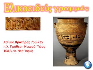 Αττικόσ Κρατιρασ 750-735
π.Χ. Πρόκεςθ Νεκροφ Φψοσ
108,3 εκ. Νζα Υόρκθ
 