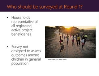 Collecting the PEPFAR OVC MER Essential Survey Indicators: Frequently Asked Questions