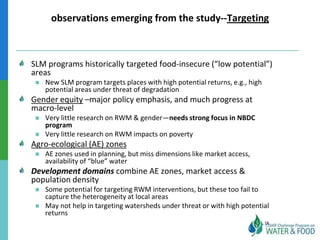 Ethiopian Water and Land Management programs over 35 years: Lessons learned and to be learned