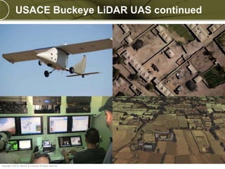 USACE Buckeye LiDAR UAS continued

PREXXXX 15
Copyright © 2010 Merrick & Company All rights reserved.

 