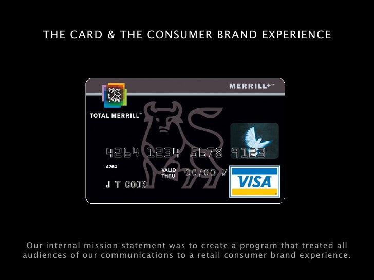 Merrill Lynch Visa + Card [case study]