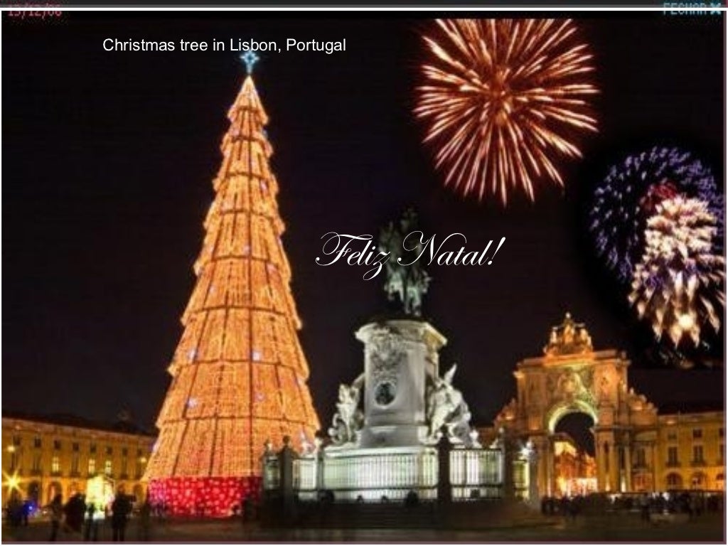 Christmas tree in Lisbon