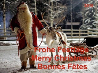 Frohe Festtage  Merry Christmas  Bonnes F êtes 2010 