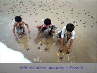 ...dafür sind andere umso mehr  hilfsbereit! 