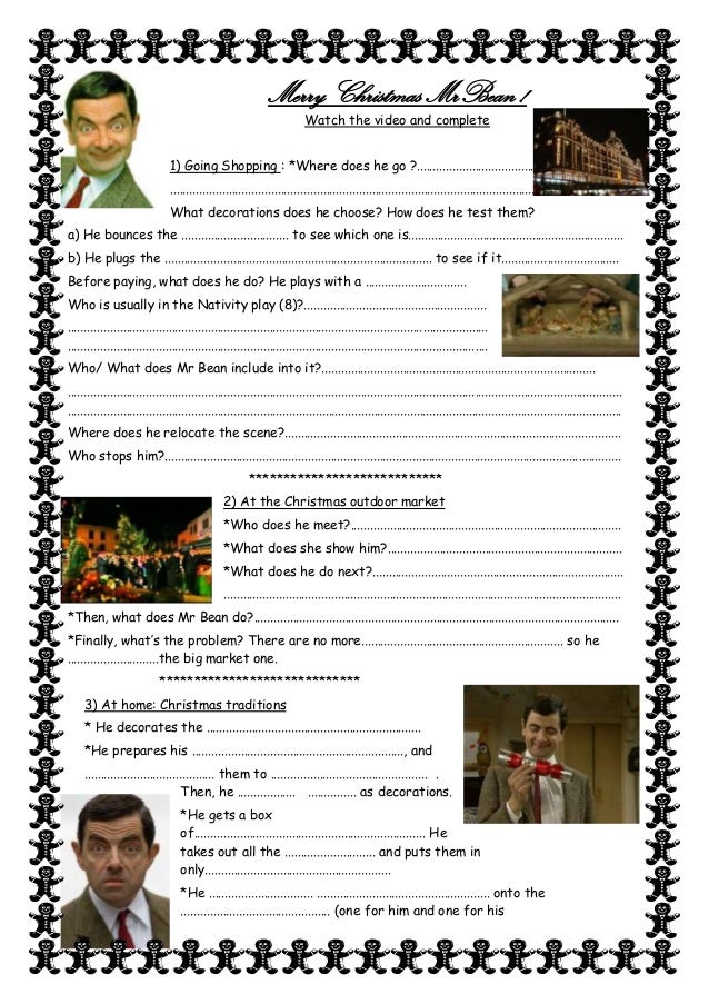 merry christmas mrbean watch the video and complete 1 going shopping where - Merry Christmas Mr Bean merry christmas mrbean watch the video and complete 1 going shopping where - Merry Christmas Mr Bean