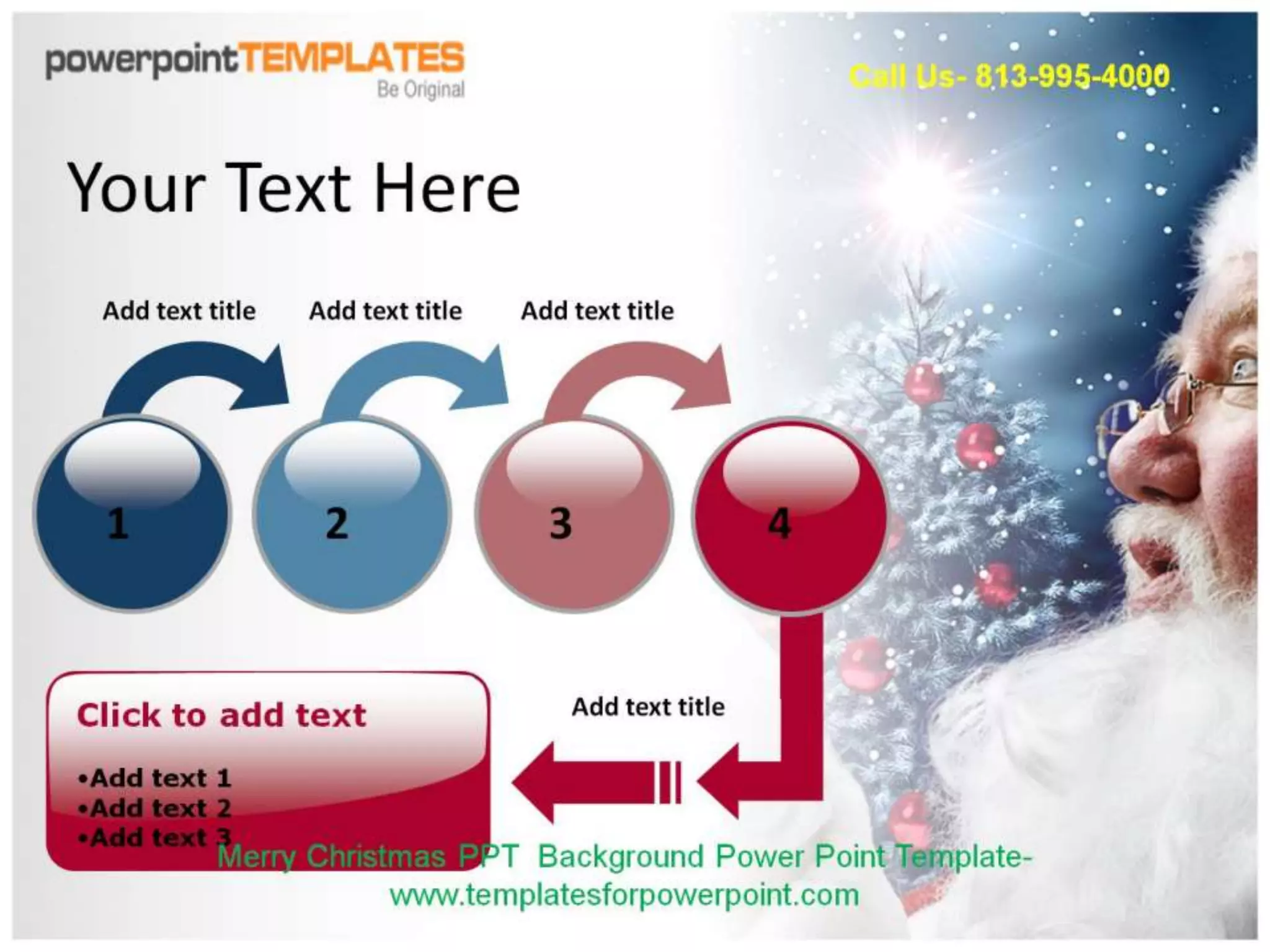 Merry Christmas PPT Background Powerpoint Template | PPTX