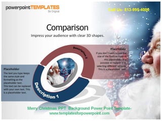 Merry Christmas PPT Background Powerpoint Template 