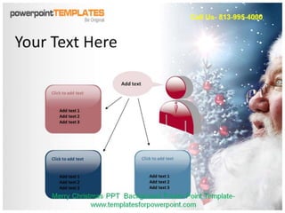 Merry Christmas PPT Background Powerpoint Template 