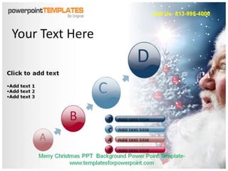 Merry Christmas PPT Background Powerpoint Template 