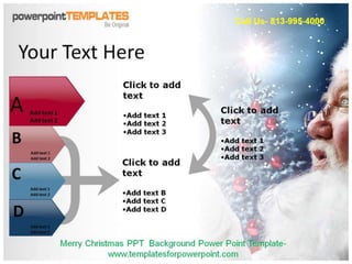 Merry Christmas PPT Background Powerpoint Template 