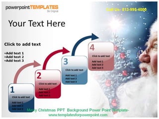 Merry Christmas PPT Background Powerpoint Template 