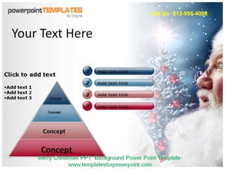 Merry Christmas PPT Background Powerpoint Template 