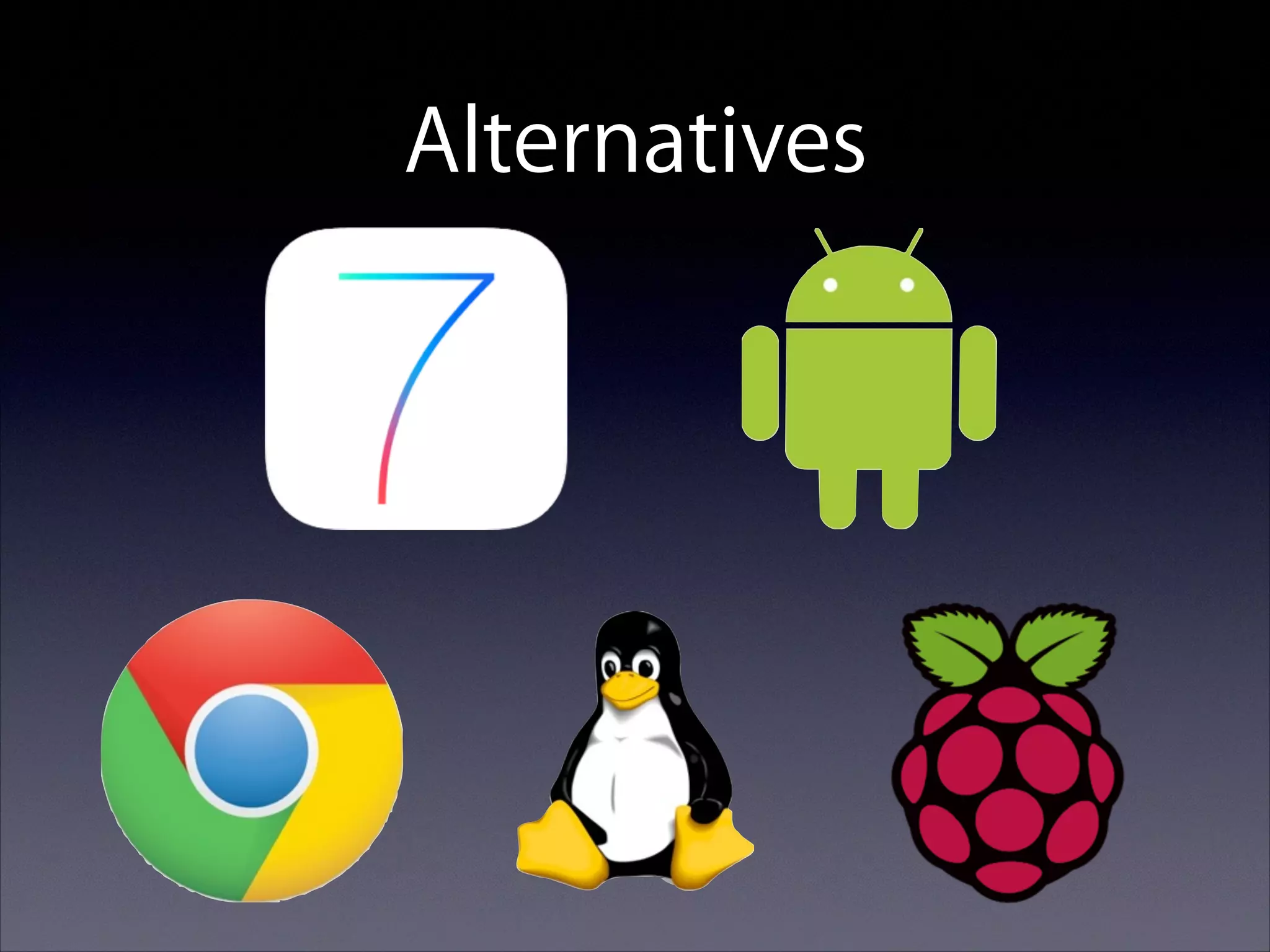Alternatives

 