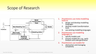 What do Practitioners Expect from the Meta-modeling Tools? A Survey Slide 2