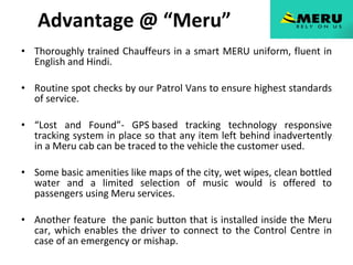 Meru Cars--- taxi services- Rely on us | PPT
