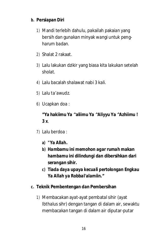 Meruqyah tempat usaha