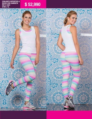 CONJUNTO DEPORTIVO A
RAYAS CON CAMISETA
REF. D 4501
S/M/L/ XL
$ 52,990
 