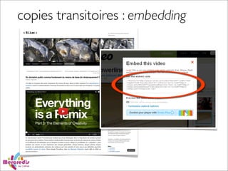 copies transitoires : embedding
 
