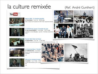 la culture remixée 	

 	

 	

 (Ref. André Gunthert)
 