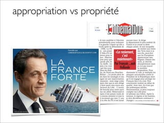 appropriation vs propriété
 