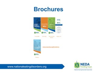 www.nationaleatingdisorders.org
Brochures
 
