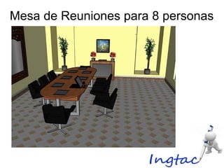 Mesa de Reuniones para 8 personas 